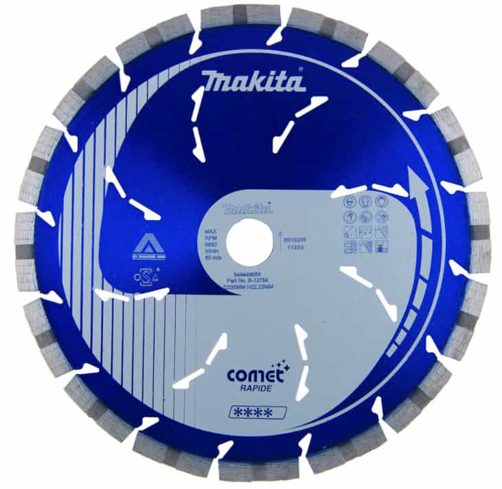 mak-b-12784-makita-b-12784-230mm-x-22-23mm-comet-rapide-wheel-01.jpg Makita B-12784 230mm x 22.23mm Comet Rapide Wheel - Image 1