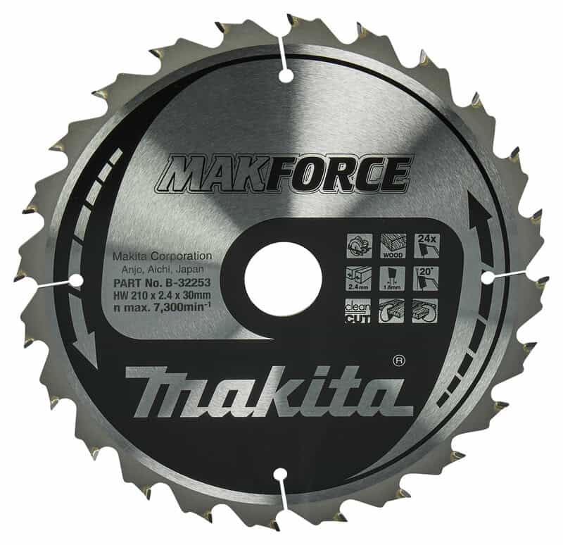 mak-b-32253-makita-b-32253-210mm-x-30mm-24t-circular-saw-blade-for-wood-01.jpg Makita B-32253 210mm x 30mm 24T Circular Saw Blade for Wood - Image 1