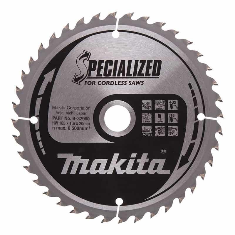 mak-b-32960-makita-b-32960-165mm-x-20mm-40t-circular-saw-blade-01.jpg Makita B-32960 165mm x 20mm 40T Circular Saw Blade - Image 1