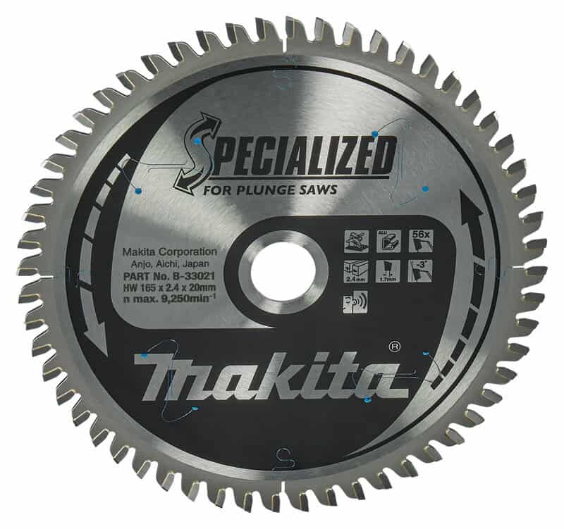 mak-b-33021-makita-b-33021-165mm-x-20mm-x-56t-tct-saw-blade-for-alu-01.jpg Makita B-33021 165mm x 20mm x 56T TCT Saw Blade for Alu - Image 1