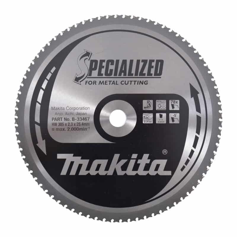 mak-b-33467-makita-b-33467-305mm-x-25-4mm-x-78t-metal-saw-blade-01.jpg Makita B-33467 305mm x 25.4mm x 78T Metal Saw Blade - Image 1