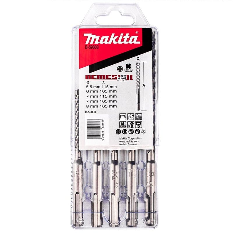 mak-b-59003-makita-b-59003-nemesis-ii-drill-bit-set-01.jpg Makita B-59003 Nemesis II Drill Bit Set - Image 1
