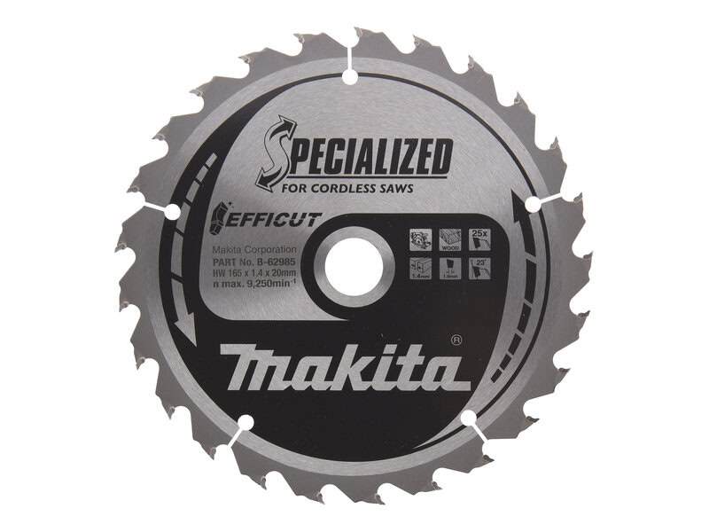 mak-b-62985-makita-b-62985-165mm-x-20mm-25t-circular-saw-blade-01.jpg Makita B-62985 165mm x 20mm 25T Circular Saw Blade - Image 1