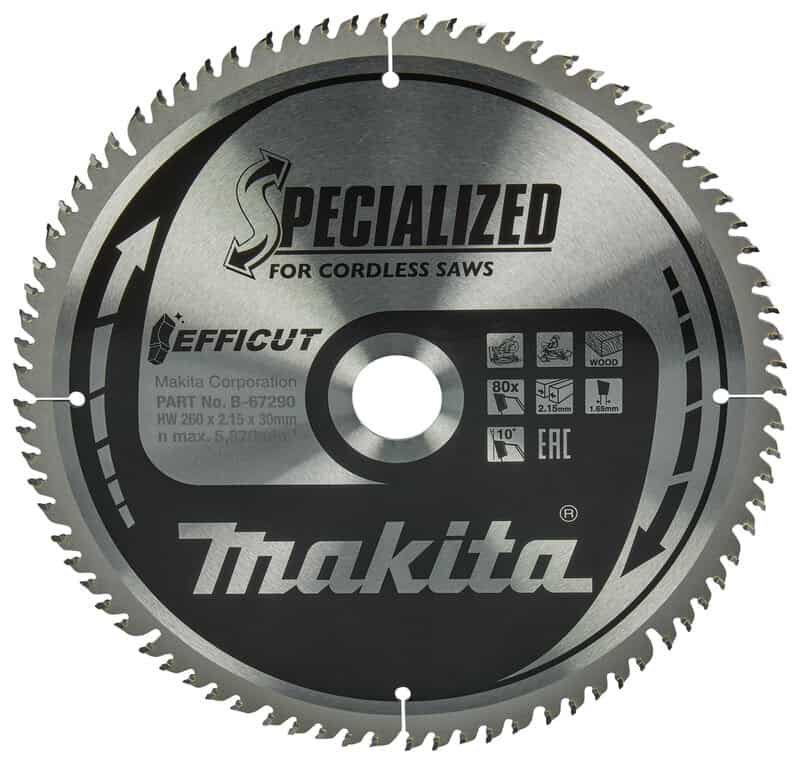 mak-b-67290-makita-b-67290-260mm-x-30mm-80t-saw-blade-01.jpg Makita B-67290 260mm x 30mm 80T Saw Blade - Image 1