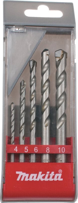 mak-d-05175-makita-d-05175-masonry-drill-bit-set-5pc-01.jpg Makita D-05175 Masonry Drill Bit Set - 5pc - Image 1