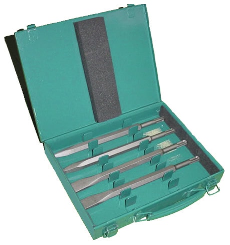 mak-d-08757-makita-d-08757-sds-plus-chisel-set-4pc-01.jpg Makita D-08757 SDS Plus Chisel Set - 4pc - Image 1