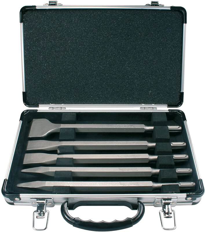 mak-d-16368-makita-d-16368-sds-plus-chisel-set-5pc-01.jpg Makita D-16368 SDS Plus Chisel Set - 5pc - Image 1