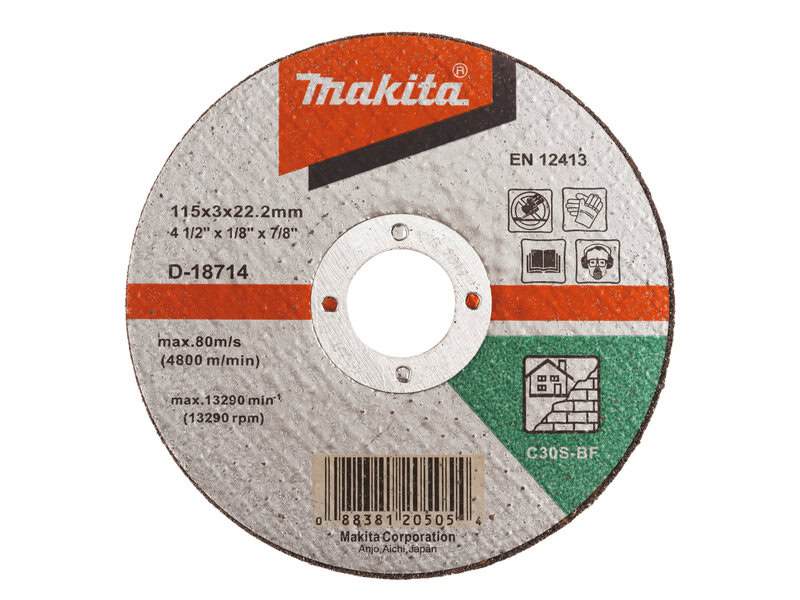 mak-d-18714-makita-d-18714-115mm-stone-cutting-disc-01.jpg Makita D-18714 115mm Stone Cutting Disc - Image 1