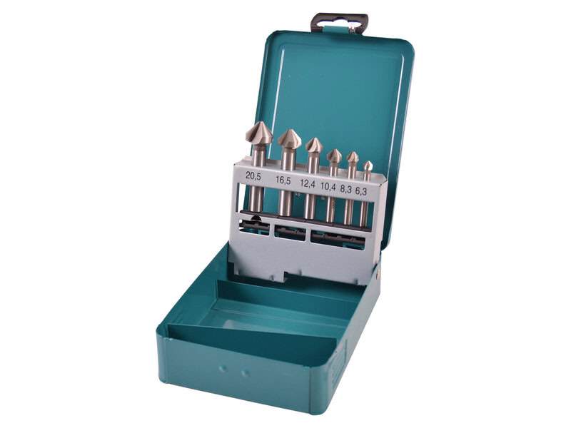 mak-d-42204-makita-d-42204-6-3-20-5mm-countersink-set-6pc-01.jpg Makita D-42204 6.3-20.5mm Countersink Set - 6pc - Image 1