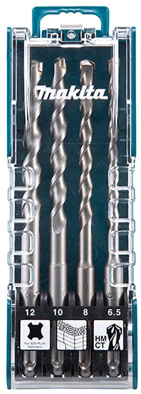 mak-d-74728-makita-d-74728-sds-tct-drill-bit-set-4pc-01.jpg Makita D-74728 SDS+ TCT Drill Bit Set - 4pc - Image 1