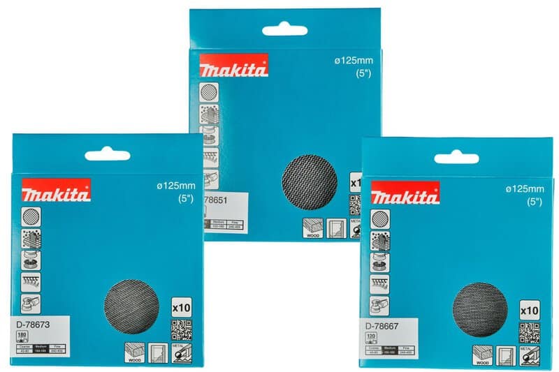 mak-d-78651-d-78667-d-78673-makita-125mm-sanding-sheet-set-3-x-pack-of-10-01.jpg Makita 125mm Sanding Sheet Set - 3 x Pack of 10 - Image 1