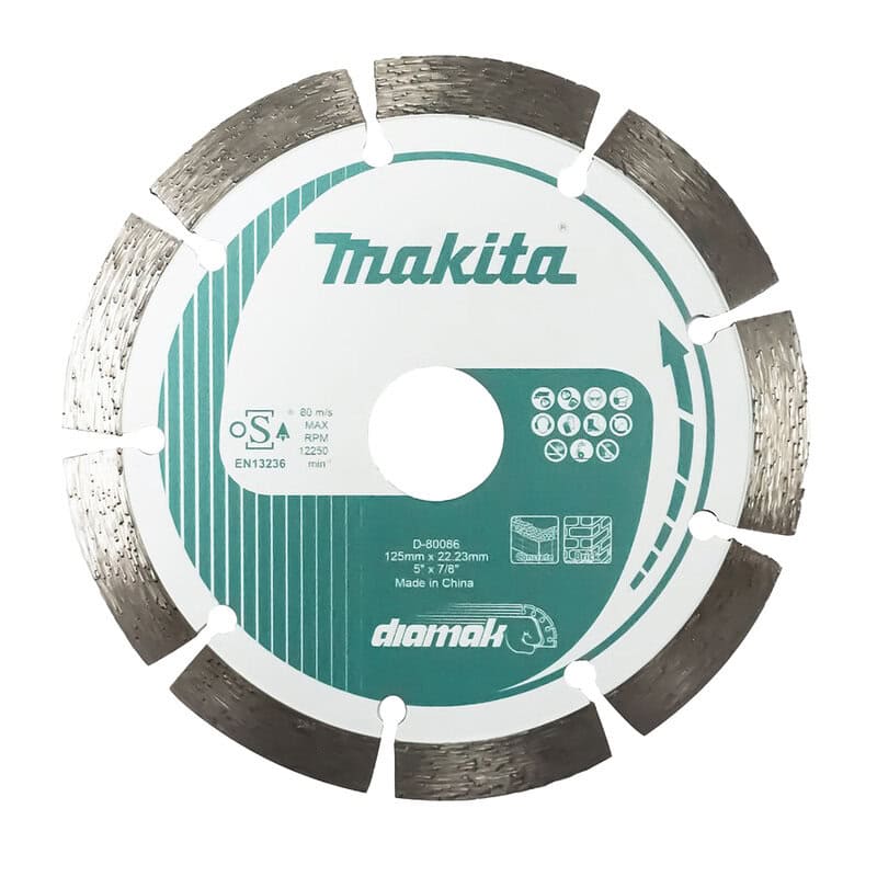 mak-d-80086-makita-d-80086-125mm-x-22-23mm-diamond-cutting-wheel-01.jpg Makita D-80086 125mm x 22.23mm Diamond Cutting Wheel - Image 1