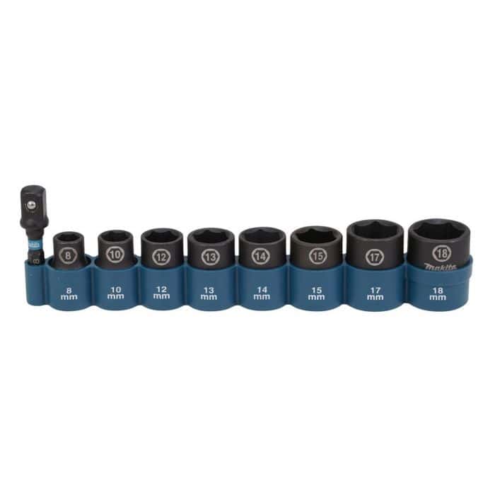 mak-e-16639-makita-e-16639-3-8-impact-socket-set-9pc-01.jpg Makita E-16639 3/8" Impact Socket Set - 9pc - Image 1