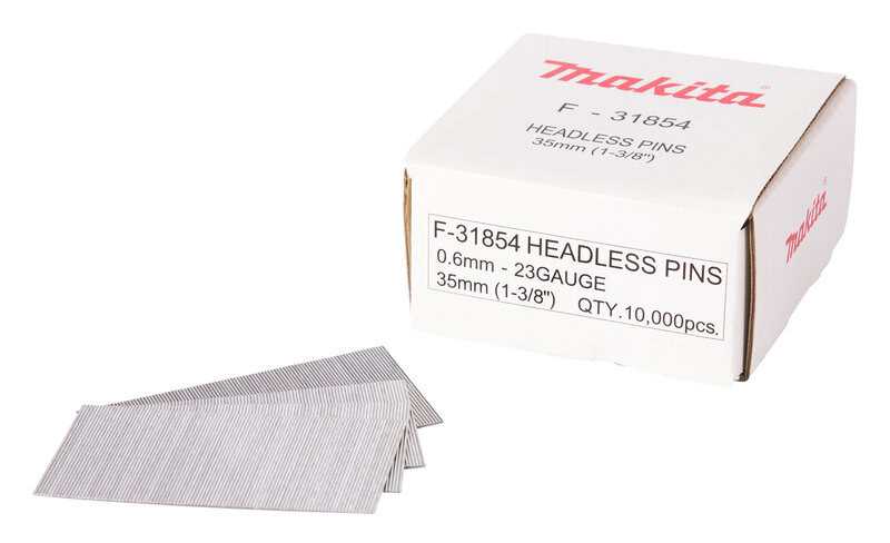 mak-f-31854-makita-f-31854-23g-35mm-headless-pins-pack-of-10-000-01.jpg Makita F-31854 23g 35mm Headless Pins - Pack of 10,000 - Image 1