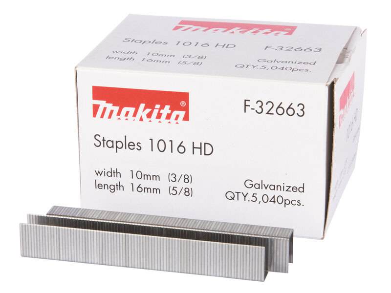 mak-f-32663-makita-f-32663-10mm-x-16mm-staples-pack-of-5040-01.jpg Makita F-32663 10mm x 16mm Staples - Pack of 5040 - Image 1