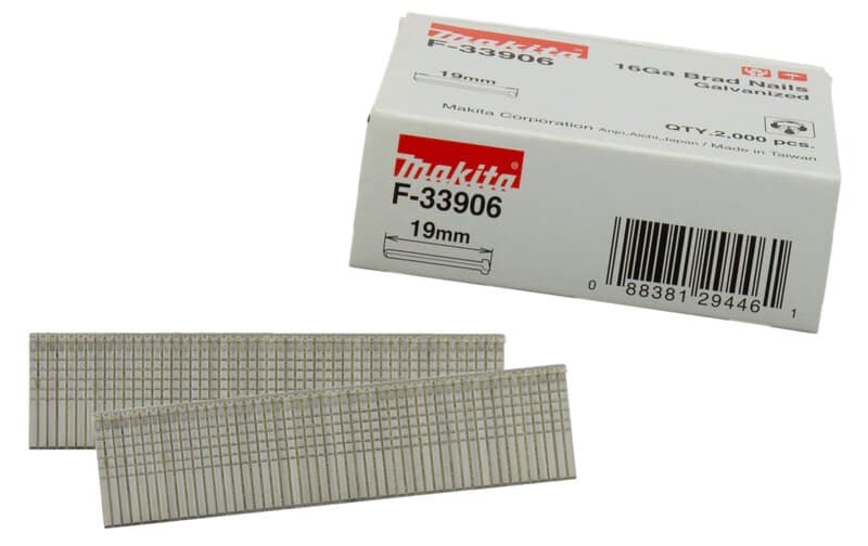 mak-f-33906-makita-f-33906-19mm-brad-nails-pack-of-2000-01.jpg Makita F-33906 19mm Brad Nails - Pack of 2000 - Image 1