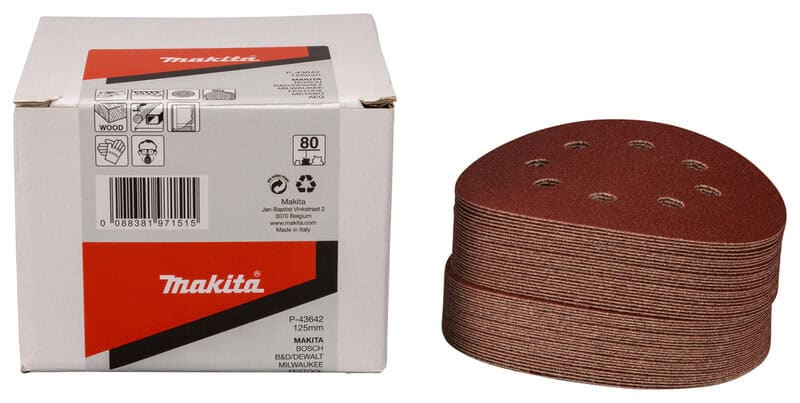 mak-p-43642-makita-p-43642-125mm-80-grit-sanding-discs-pack-of-50-01.jpg Makita P-43642 125mm 80 Grit Sanding Discs - Pack of 50 - Image 1